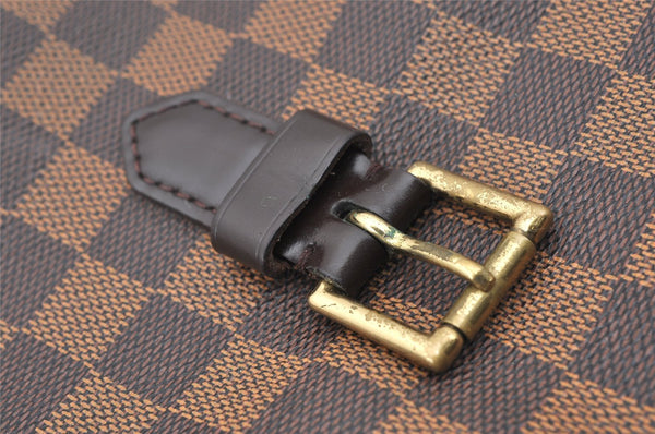 Authentic Louis Vuitton Damier Soho Backpack N51132 LV 7732I