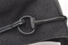 Authentic GUCCI Horsebit Shoulder Bag Purse GG Canvas Leather 101975 Black 7732J