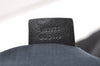 Authentic GUCCI Horsebit Shoulder Bag Purse GG Canvas Leather 101975 Black 7732J