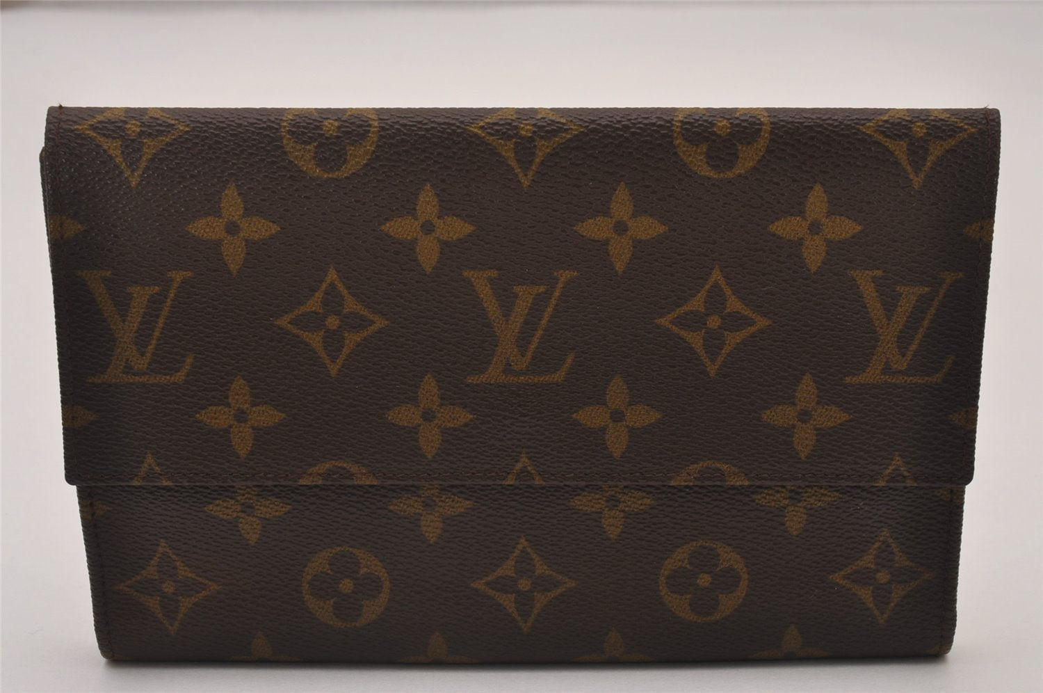 Authentic Louis Vuitton Monogram Trifold Wallet LV 7734I