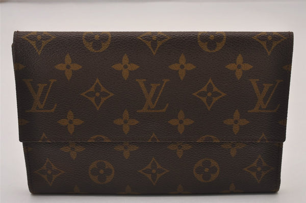 Authentic Louis Vuitton Monogram Trifold Wallet LV 7734I