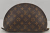 Authentic Louis Vuitton Monogram Trousse Demi Ronde 23 Pouch M47520 Junk 7734J
