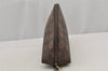 Authentic Louis Vuitton Monogram Trousse Demi Ronde 23 Pouch M47520 Junk 7734J