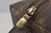 Authentic Louis Vuitton Monogram Trousse Demi Ronde 23 Pouch M47520 Junk 7734J