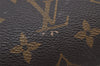 Authentic Louis Vuitton Monogram Trousse Demi Ronde 23 Pouch M47520 Junk 7734J