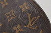 Authentic Louis Vuitton Monogram Trousse Demi Ronde 23 Pouch M47520 Junk 7734J