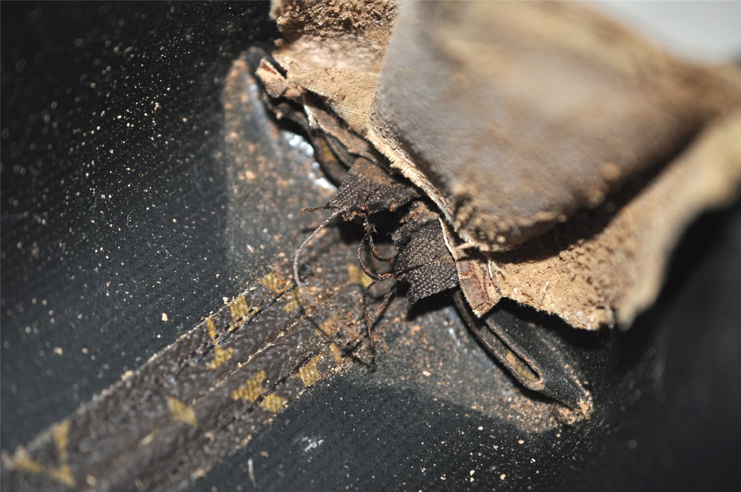 Authentic Louis Vuitton Monogram Trousse Demi Ronde 23 Pouch M47520 Junk 7734J