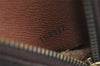 Authentic Louis Vuitton Monogram Trousse Demi Ronde 23 Pouch M47520 Junk 7734J