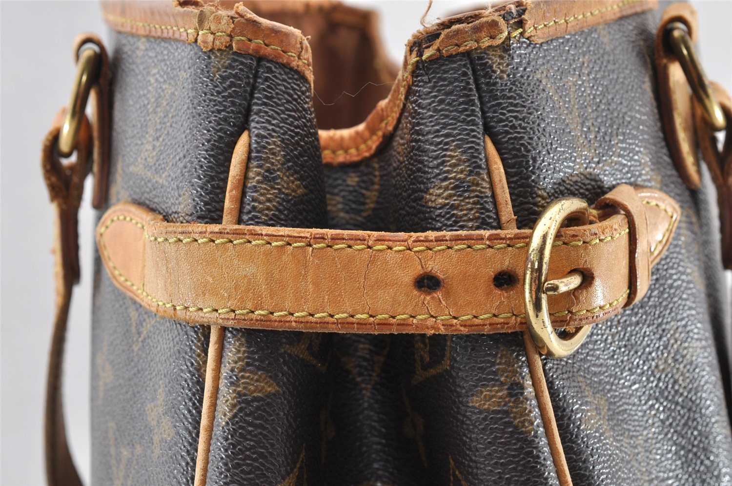 Authentic Louis Vuitton Monogram Batignolles Vertical Tote Bag M51153 LV 7735I