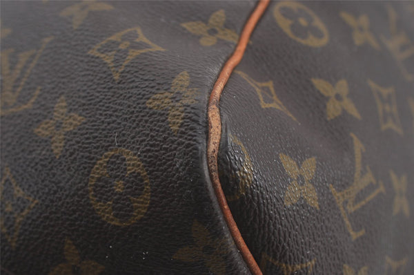 Authentic Louis Vuitton Monogram Keepall Bandouliere 60 M41412 Boston Bag 7737I