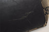 Authentic GUCCI Shoulder Tote Bag GG Canvas Leather 0021098 Black Gray 7737J
