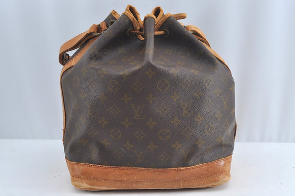 Authentic Louis Vuitton Monogram Noe Shoulder Drawstring Bag Old Model LV 7737K