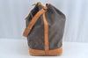 Authentic Louis Vuitton Monogram Noe Shoulder Drawstring Bag Old Model LV 7737K