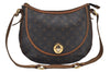 Authentic Louis Vuitton Monogram Tulum GM Shoulder Cross Bag M40075 LV 7738I