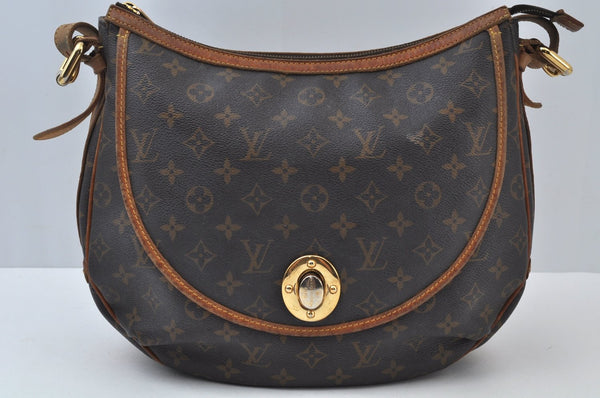 Authentic Louis Vuitton Monogram Tulum GM Shoulder Cross Bag M40075 LV 7738I