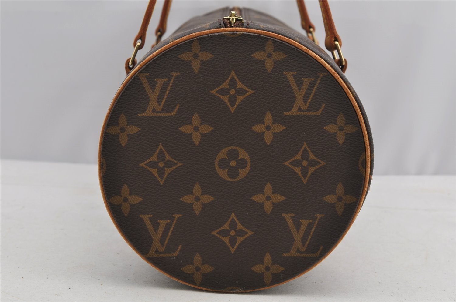 Authentic Louis Vuitton Monogram Papillon 30 Hand Bag M51385 LV 7739I