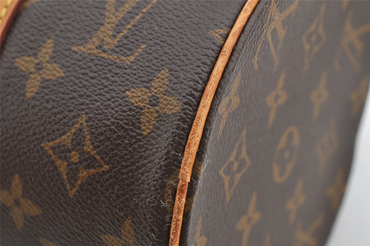 Authentic Louis Vuitton Monogram Papillon 30 Hand Bag M51385 LV 7739I
