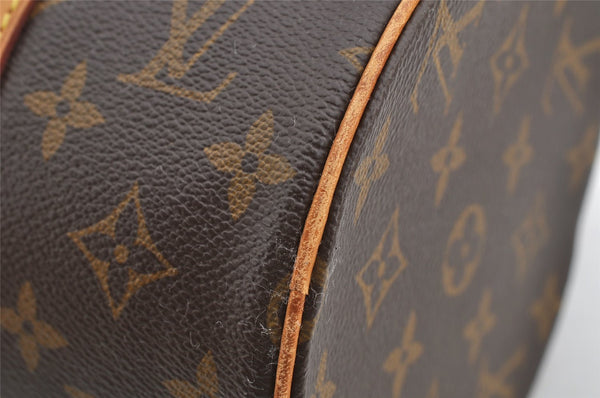 Authentic Louis Vuitton Monogram Papillon 30 Hand Bag M51385 LV 7739I