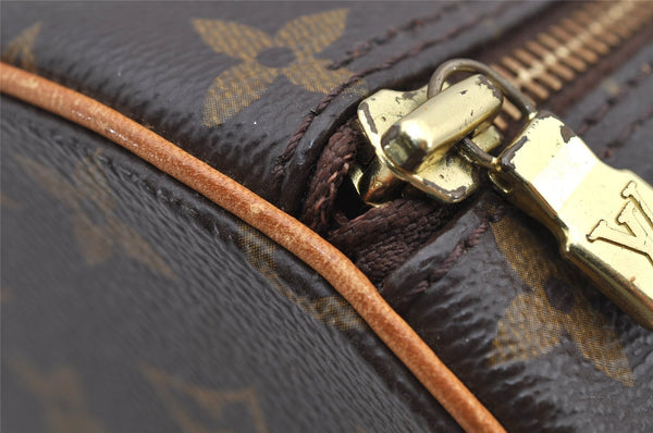 Authentic Louis Vuitton Monogram Papillon 30 Hand Bag M51385 LV 7739I