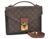 Authentic Louis Vuitton Monogram Monceau 2Way Shoulder Hand Bag M51187 LV 7740J
