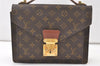 Authentic Louis Vuitton Monogram Monceau 2Way Shoulder Hand Bag M51187 LV 7740J