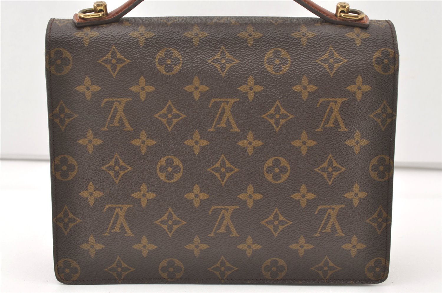 Authentic Louis Vuitton Monogram Monceau 2Way Shoulder Hand Bag M51187 LV 7740J