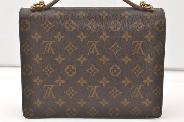Authentic Louis Vuitton Monogram Monceau 2Way Shoulder Hand Bag M51187 LV 7740J