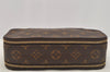 Authentic Louis Vuitton Monogram Trousse Blush GM Cosmetic Pouch M47505 LV 7741I