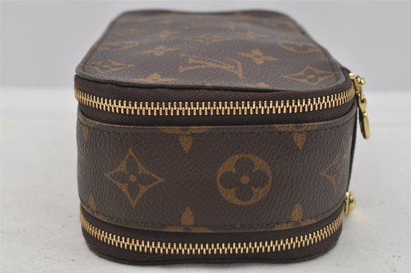 Authentic Louis Vuitton Monogram Trousse Blush GM Cosmetic Pouch M47505 LV 7741I