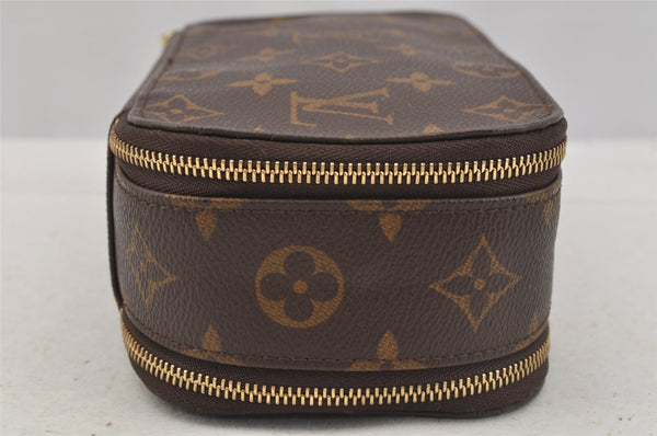 Authentic Louis Vuitton Monogram Trousse Blush GM Cosmetic Pouch M47505 LV 7741I