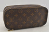 Authentic Louis Vuitton Monogram Trousse Blush GM Cosmetic Pouch M47505 LV 7741I