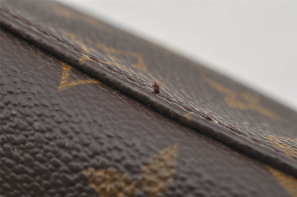 Authentic Louis Vuitton Monogram Trousse Blush GM Cosmetic Pouch M47505 LV 7741I