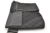 Authentic GUCCI Vintage Waist Body Bag Purse GG Canvas Leather 28566 Black 7741J