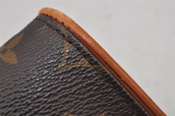 Authentic Louis Vuitton Monogram Pochette Twin GM Shoulder Bag M51852 LV 7742J