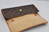 Authentic Louis Vuitton Monogram Pochette Twin GM Shoulder Bag M51852 LV 7742J