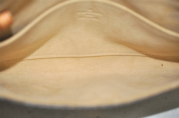 Authentic Louis Vuitton Monogram Pochette Twin GM Shoulder Bag M51852 LV 7742J