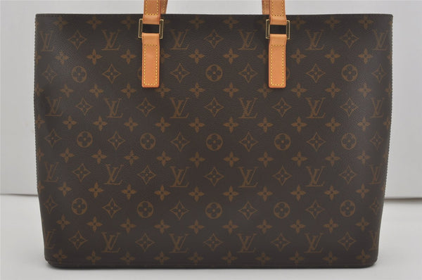 Authentic Louis Vuitton Monogram Luco Shoulder Tote Bag M51155 LV 7743I