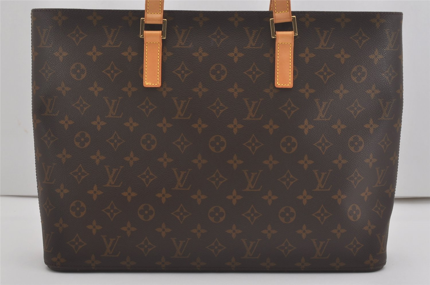 Authentic Louis Vuitton Monogram Luco Shoulder Tote Bag M51155 LV 7743I