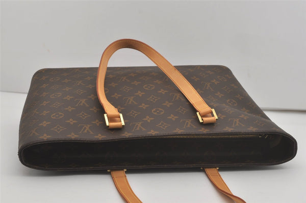 Authentic Louis Vuitton Monogram Luco Shoulder Tote Bag M51155 LV 7743I