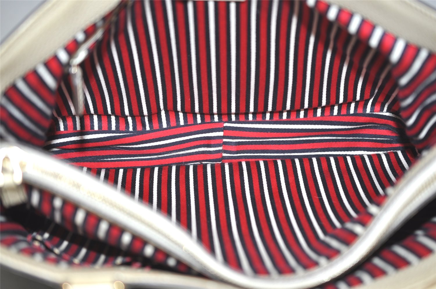 Authentic GUCCI Abbey Shoulder Hand Bag Purse Canvas Leather 170004 Navy 7745J