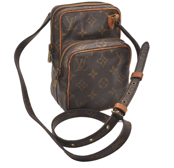 Authentic Louis Vuitton Monogram Mini Amazone Shoulder Bag M45238 Junk 7748I