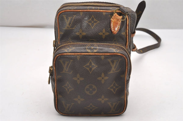 Authentic Louis Vuitton Monogram Mini Amazone Shoulder Bag M45238 Junk 7748I