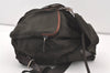 Authentic PRADA Vintage Nylon Tessuto Leather Drawstring Backpack Khaki 7749J