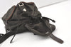 Authentic PRADA Vintage Nylon Tessuto Leather Drawstring Backpack Khaki 7749J