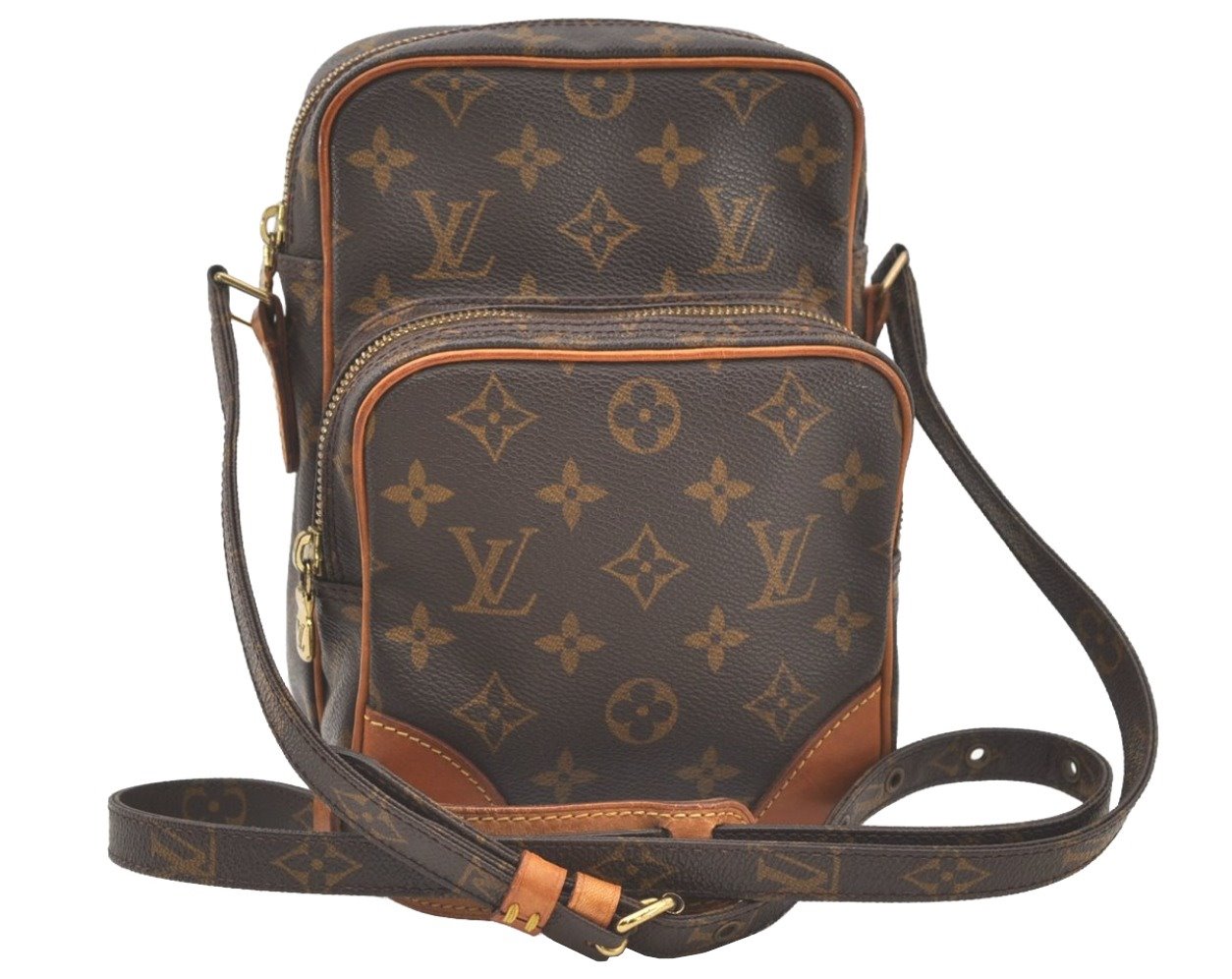 Authentic Louis Vuitton Monogram Amazone Shoulder Cross Body Bag M45236 LV 7750J