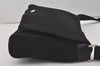 Authentic GUCCI Shoulder Cross Body Bag Nylon Leather 146236 Black  7753I