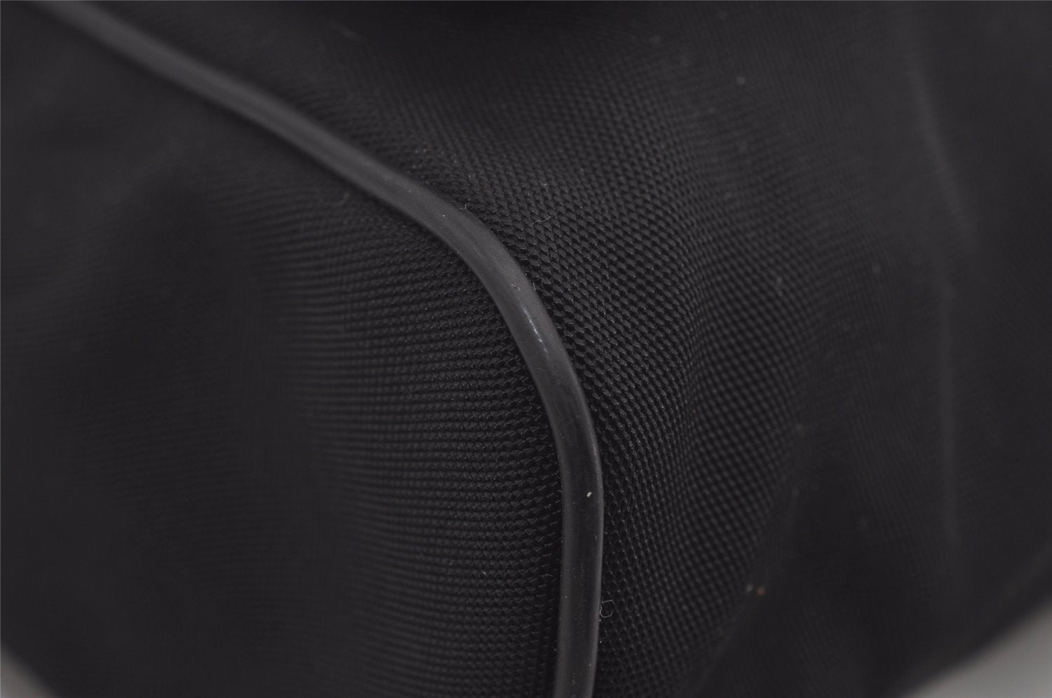 Authentic GUCCI Shoulder Cross Body Bag Nylon Leather 146236 Black  7753I