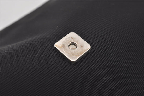 Authentic GUCCI Shoulder Cross Body Bag Nylon Leather 146236 Black  7753I