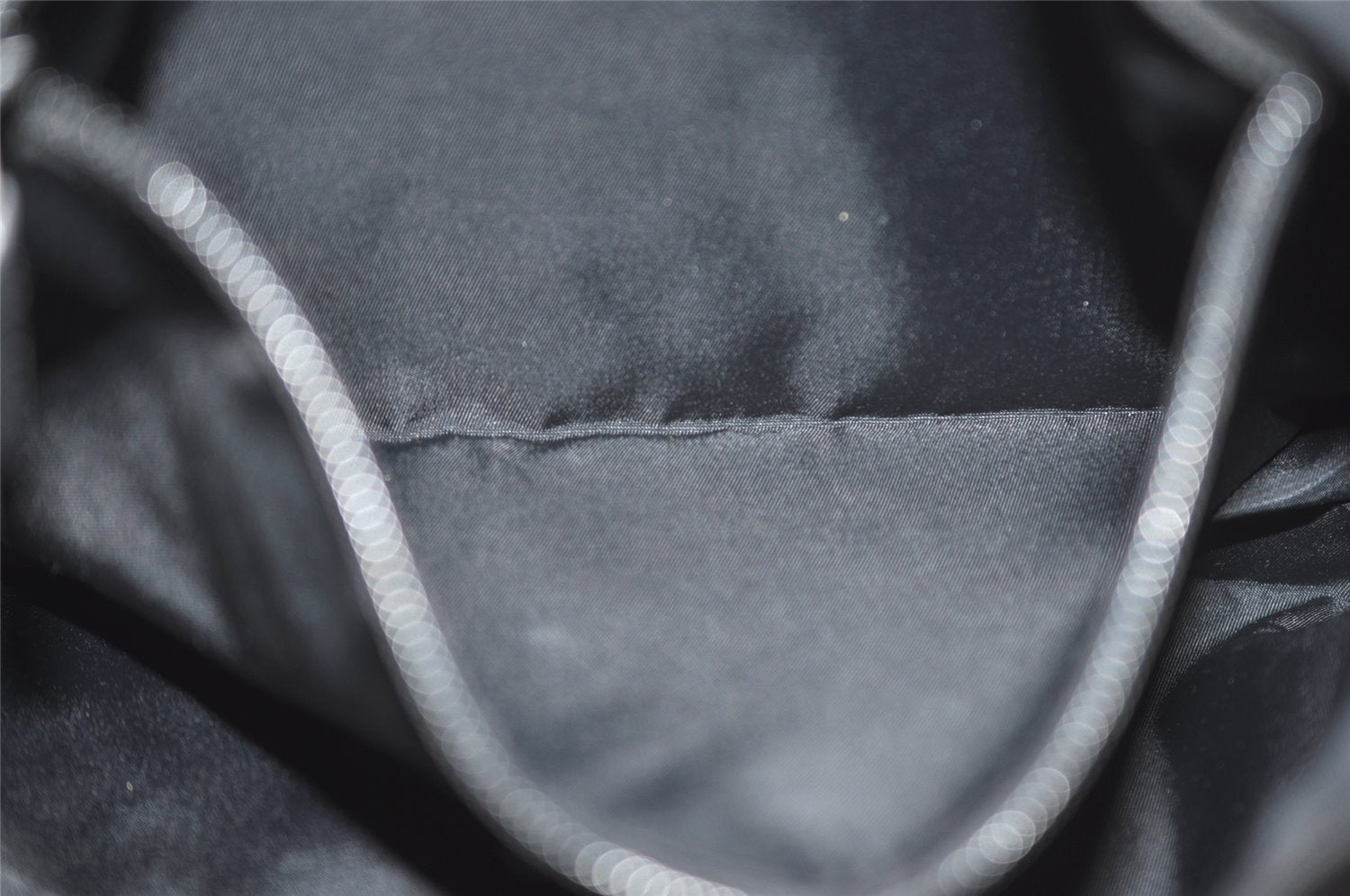 Authentic GUCCI Shoulder Cross Body Bag Nylon Leather 146236 Black  7753I