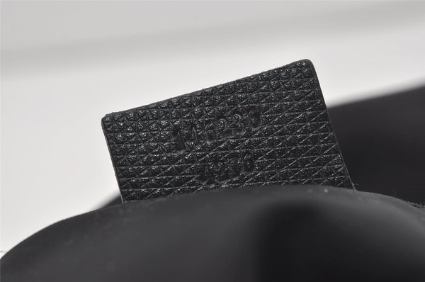 Authentic GUCCI Shoulder Cross Body Bag Nylon Leather 146236 Black  7753I